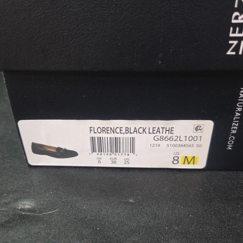 Naturalizer Florence Black‎ Leather Horsebit Loafers, Women's 8M, G8662L1001 - Picture 8 of 8